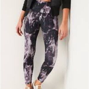 Old Navy Power Press High Rise Go-Dry Leggings Sz Medium